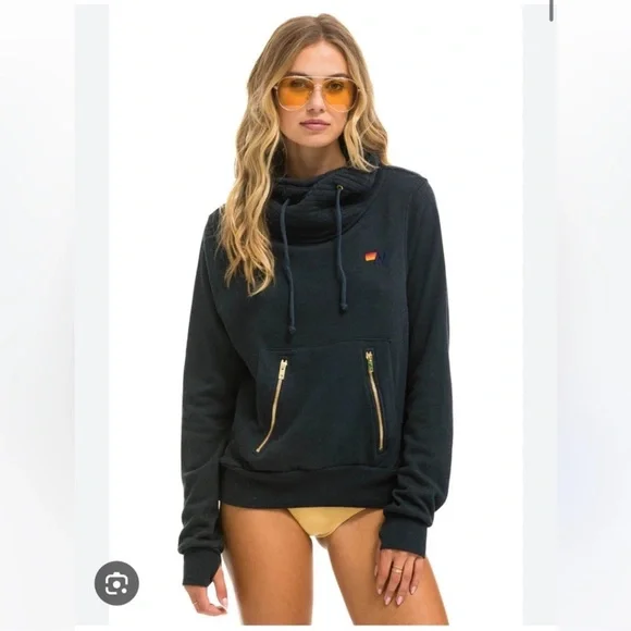 Aviator nation grey ninja hoodie - Picture 2 of 3